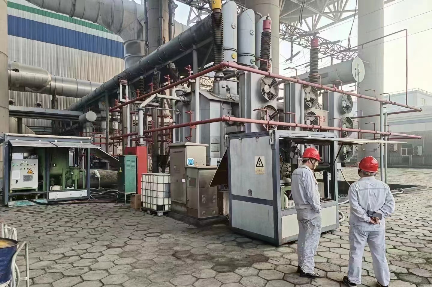 電力公司使用安裝現場